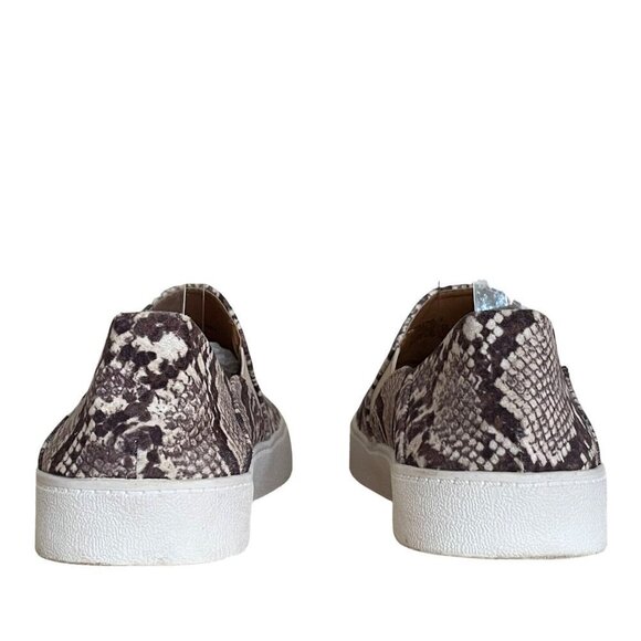Steve Madden Fayna Snakeskin Print Slip On Sneakers 9 - Picture 6 of 16